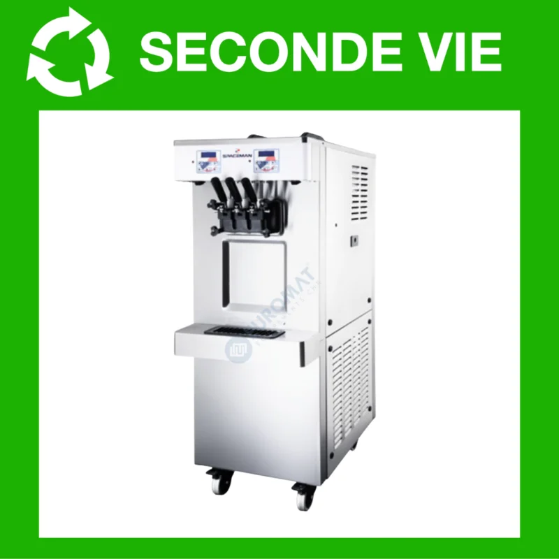 Machine à Glace Soft et Frozen Yogurt – 2 Parfums – Version Monobloc – Usage Intensifs | 6250AC | SPACEMAN Seulement Aujourd’hui