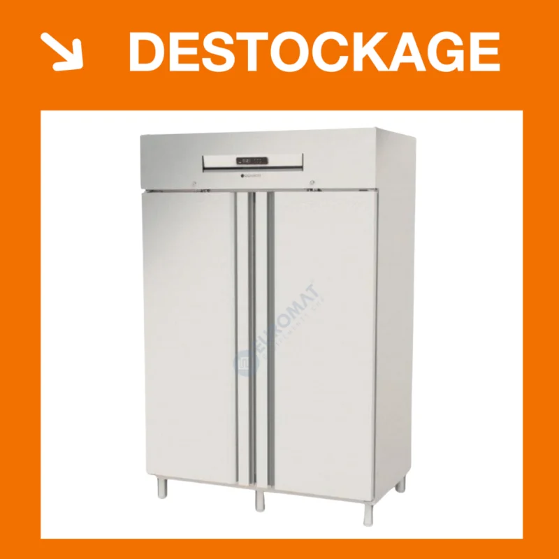 Armoire positive GN2/1 1370L. – 2 portes pleine | AGR1002PF | CORECO Super Prix