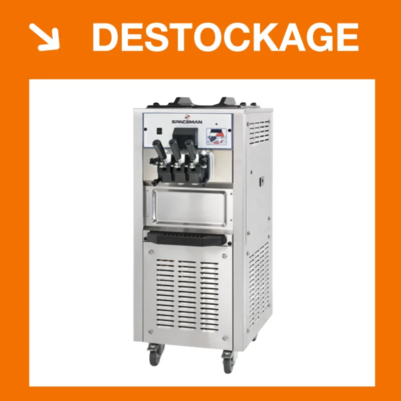 Machine à Glace Soft et Frozen Yogurt – 2 Parfums – Version Monobloc | 6240 | SPACEMAN Expédié Aujourd’hui