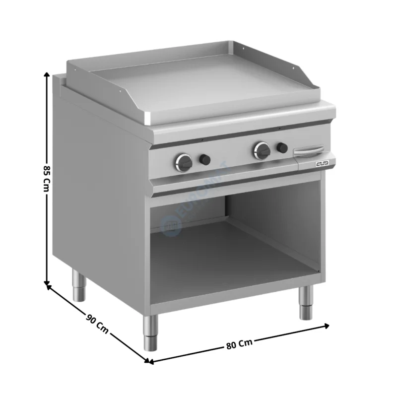 Réduction Plaque-Plancha 2 zones acier gaz – MAGISTRA 900 ECO | MFTG98AL | MBM ITALY