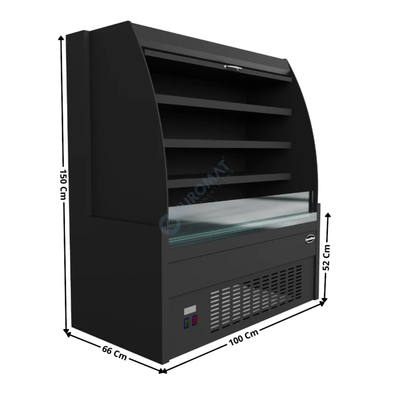 Acheter Direct Vitrine réfrigérée 100Cm – Bombée et ouvert | 70800005 | COMBISTEEL