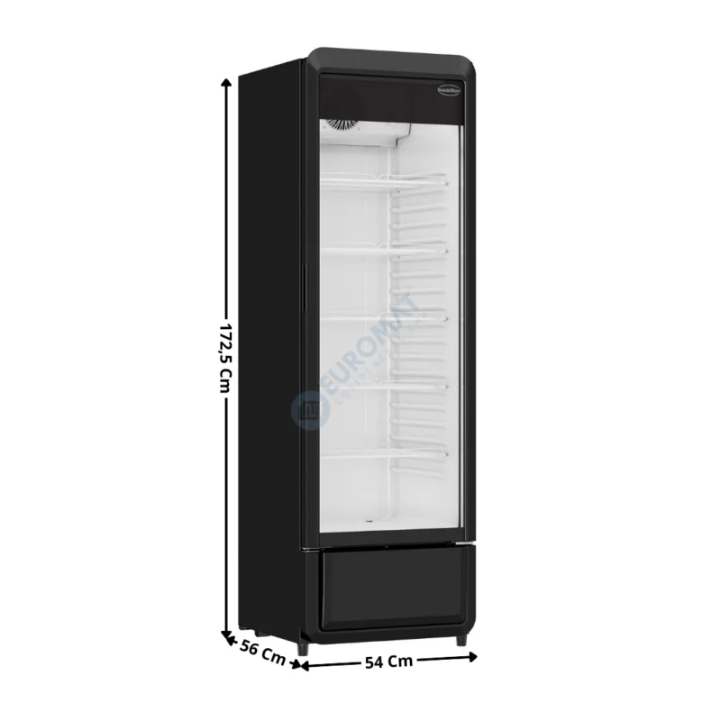 Expédition Rapide Armoire vitrée 1 porte battante 280L. | 74553125 | COMBISTEEL