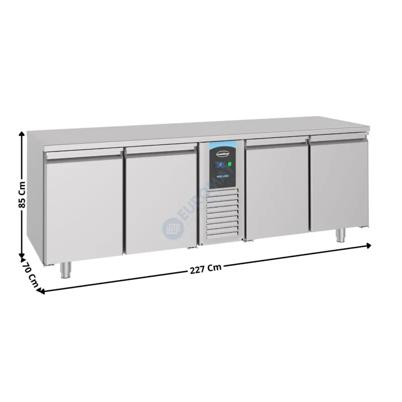 Meilleur Prix Meuble Table réfrigérée 4 portes – Positive – Série Pro Line | 74895110 | COMBISTEEL