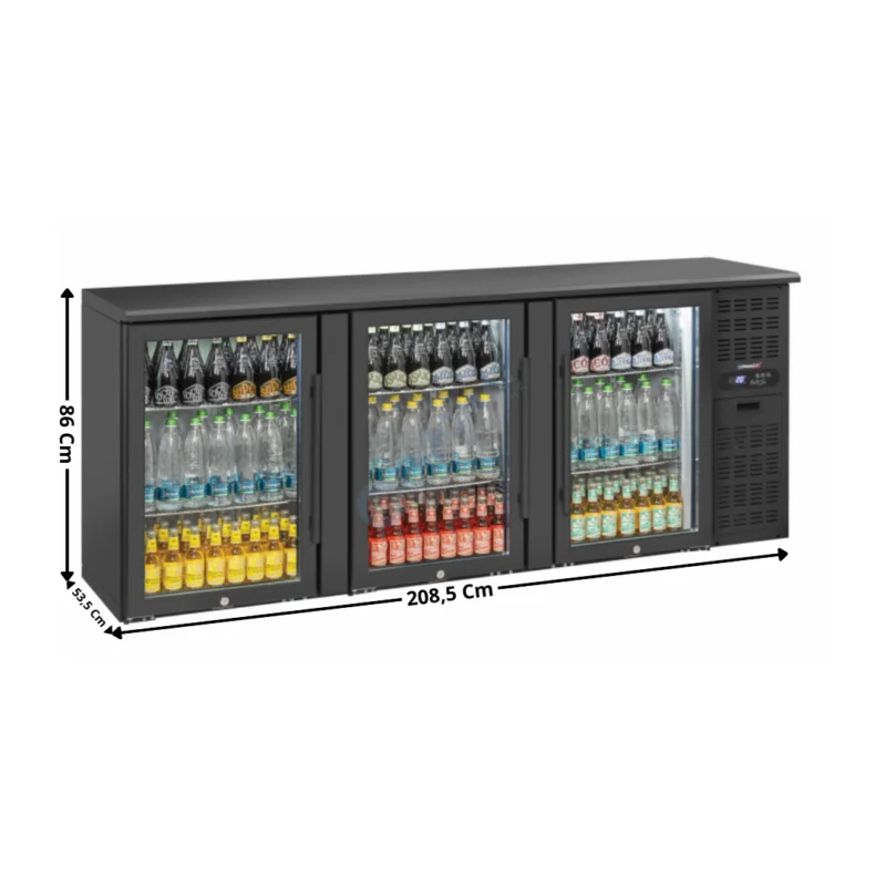 Expédié Aujourd’hui Arrière bar 3 portes battantes vitrées – Gamme Pro | CAB3PV | CASSELIN