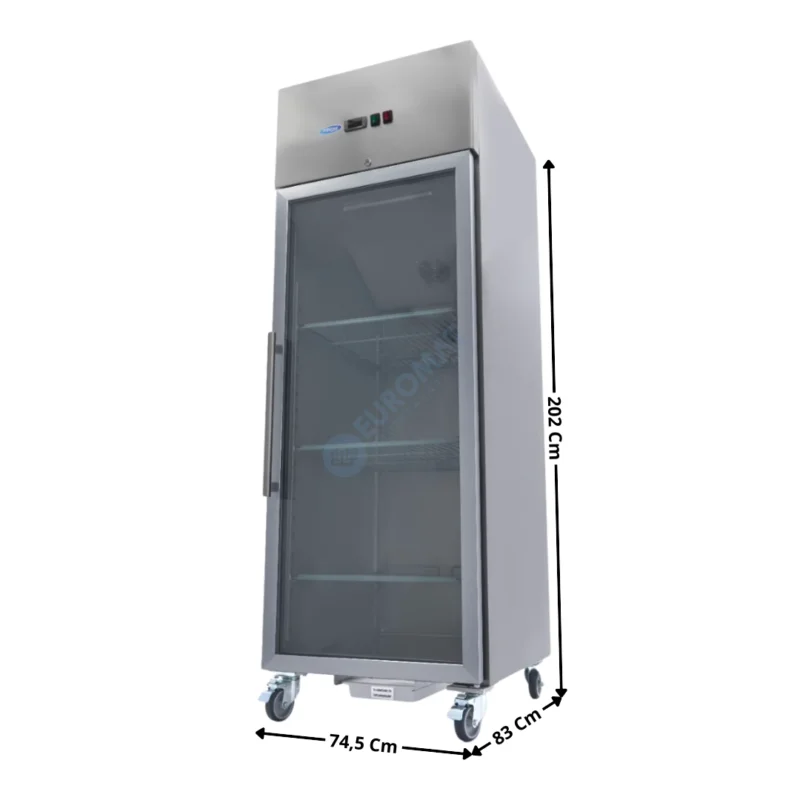 Armoire négative 700 L. – 1 porte vitré GN2/1 | 09400036 | MAXIMA Satisfait Ou Remboursé