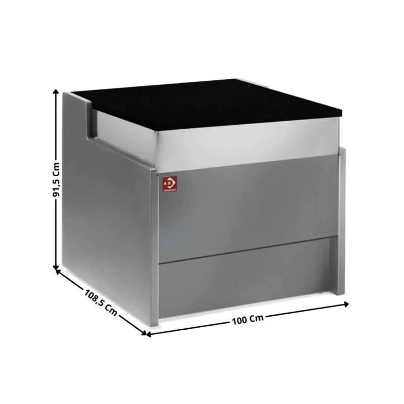 Meuble caisse 100cm / Coloris Gris – VENICE LINE | VZT1000G8 | DIAMOND Nouvel Arrivage