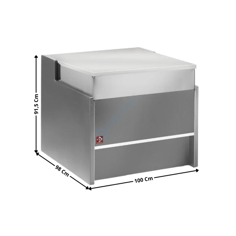 Meuble caisse 100cm / Coloris Gris – FLORENCE LINE | FCT1000G8 | DIAMOND Meilleur Prix
