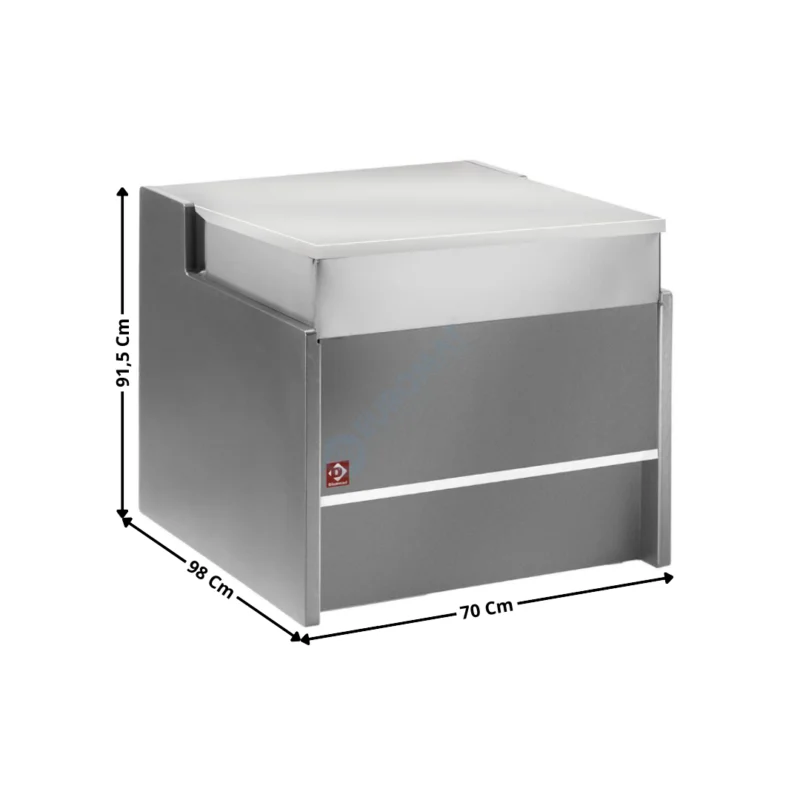 Pas Cher Meuble caisse 70cm / Coloris Gris – FLORENCE LINE | FCT700G8 | DIAMOND