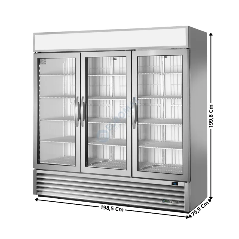 Armoire réfrigérée 2039L. Argent – Négative – Premium Series | GDM72FHCFGD01 | TRUE Certifié