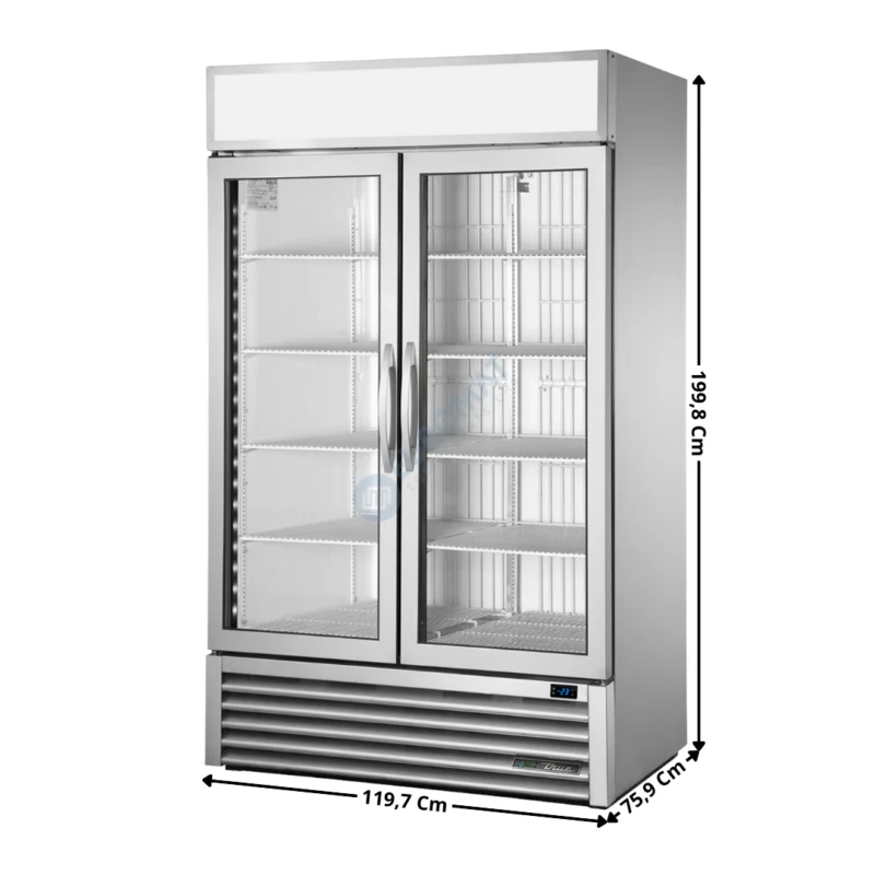 Dernière Chance Armoire réfrigérée 1217L. Argent – Négative – Premium Series | GDM43FHCFGD01 | TRUE