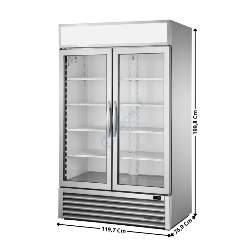 Armoire réfrigérée 1217L. Argent – Positive – Premium Series | GDM43HCFGD01 | TRUE Prix Cassé