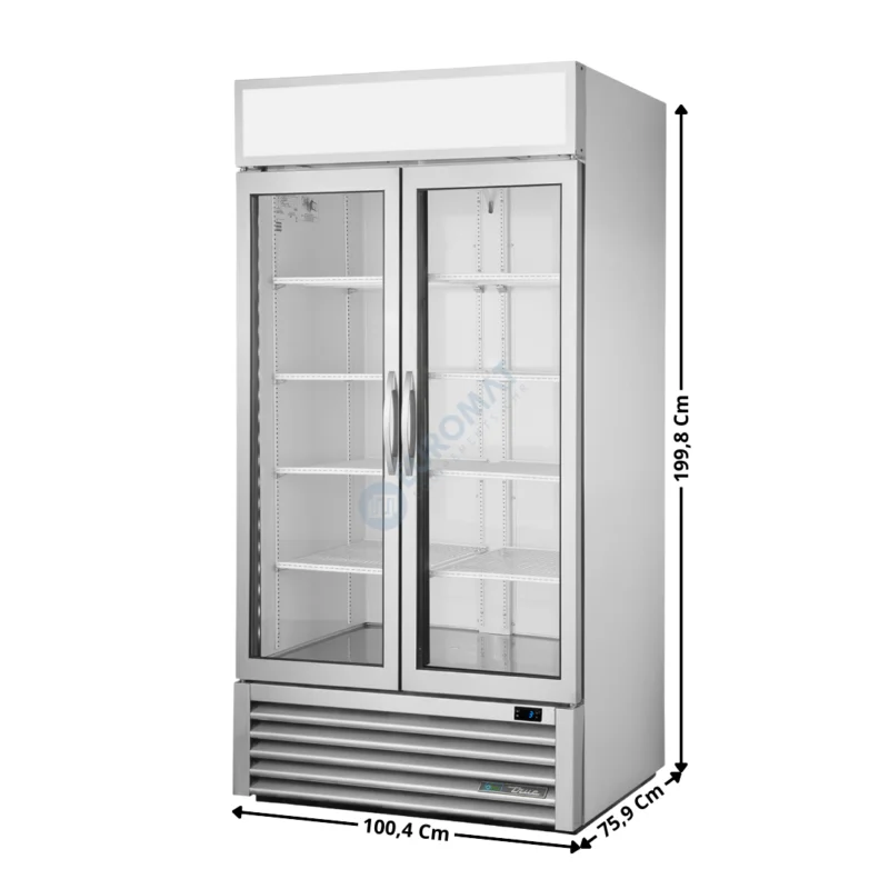 Retour Gratuit Armoire réfrigérée 991L. Argent – Positive – Premium Series | GDM35HCFGD01 | TRUE