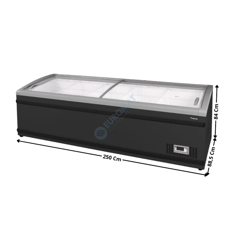 Offre Exclusive Congélateur 883L. coulissant / Coloris Noir / Compresseur VV – Série Supermarché | SMR250SLBVCCB | FRICON