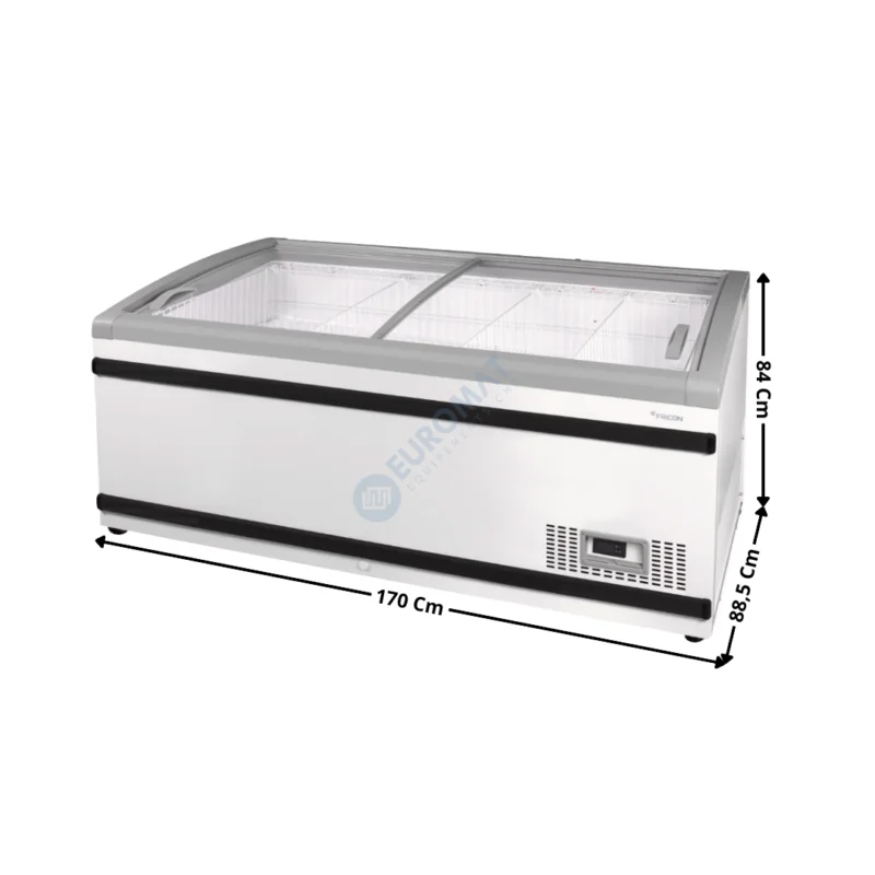 Congélateur 532L. coulissant / Coloris Blanc / Compresseur VV – Série Supermarché | SMR170SLBVCC | FRICON Top Vente