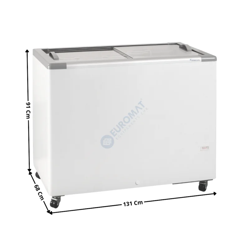 Acheter En Ligne Congélateur 402L. Coulissant – Vitre Droite | HCE420G | FRICON