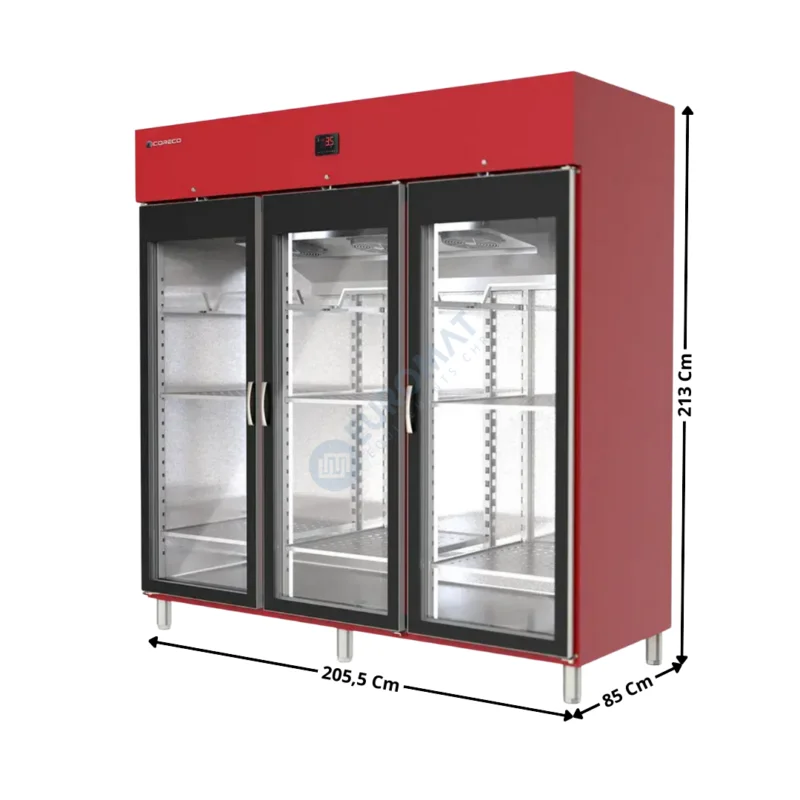 Promotion Saisonnière Armoire à maturation – Coloris rouge – Mod. 2197L. | DA2003R | CORECO