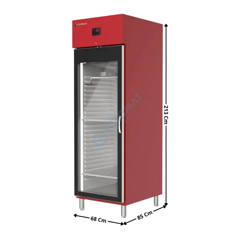 Remise Armoire à maturation – Coloris rouge – Mod. 645L. | DA750R | CORECO