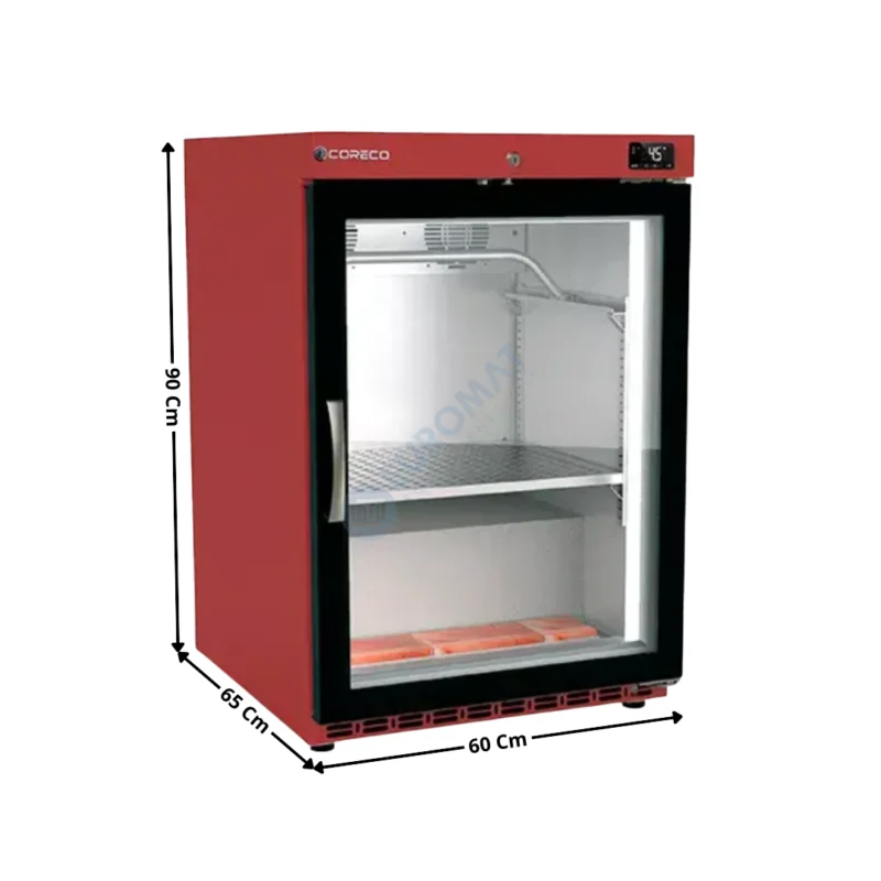 Prix Cassé Armoire à maturation – Mod. 120L. / Rouge | DAV200R | CORECO