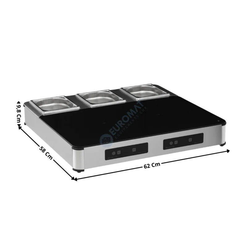 Module « L’omelette » EggStation 3 x GN1/6 à Induction – Série Snacking | ESSB | ADVENTYS Offre Du Jour