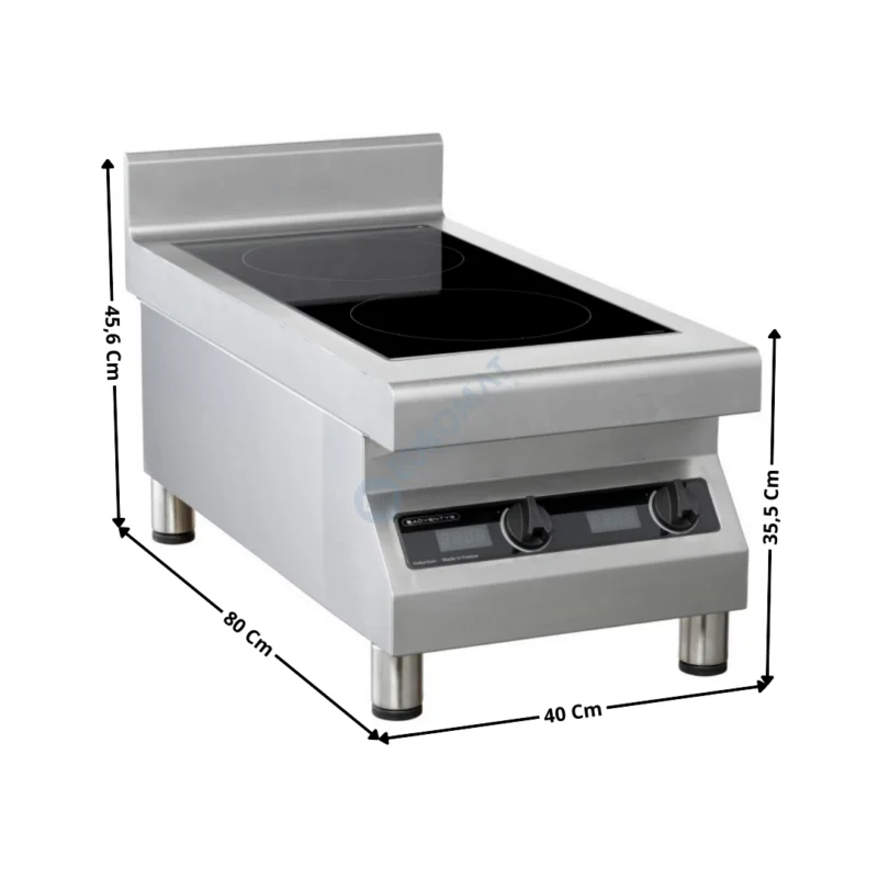 Module Cuisinière 2 Zones à Induction » 12 kW » – Série 800 | MO2I1200 | ADVENTYS Affaire À Saisir