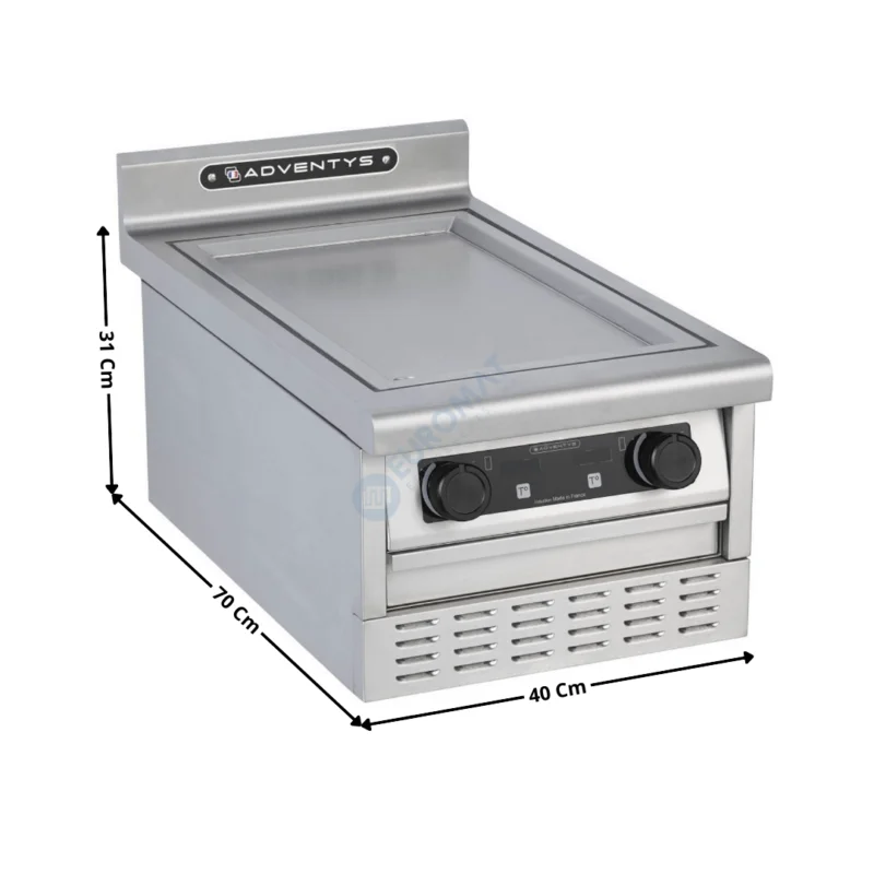 Prix Bas Module Plancha 2 Zones à Induction – Série 700 | SKGI700 | ADVENTYS