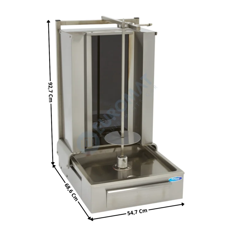 Machine à Kebab 3 Zones Vitro-Céramique – Electrique – ECO Series | 09370245 | MAXIMA Meilleur Prix