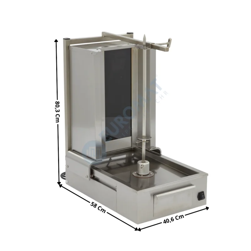 Machine à Kebab 2 Zones Vitro-Céramique – Electrique – ECO Series | 09370240 | MAXIMA Solde