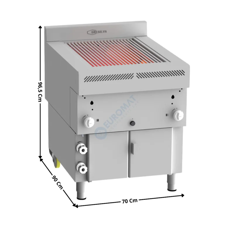 Grillade/Parrilla Horizontal Haut Rendement – Modèle GHPI « Medium-Gaz » | GREH9A10 | GRESILVA Commande En Gros
