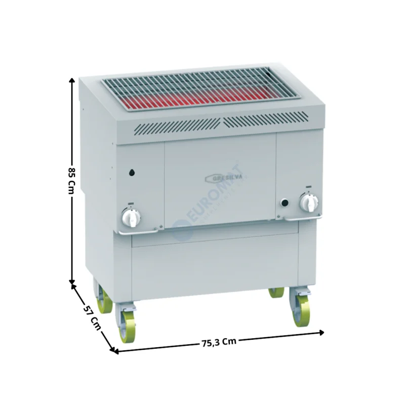 Petit Prix Grillade/Parrilla Horizontal Haut Rendement – Modèle GHPI « Small-Gaz » | GREF2A10 | GRESILVA
