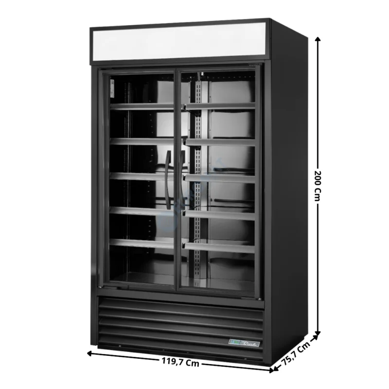 Armoire réfrigérée 935L. Noir – Positive – Premium Series | TVM48HCVM01 | TRUE Promotion