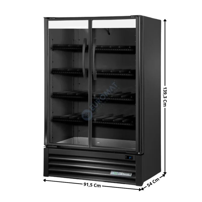 Top Vente Armoire réfrigérée 365L. Noir – Positive – Premium Series | TVM36SLHCVM03 | TRUE