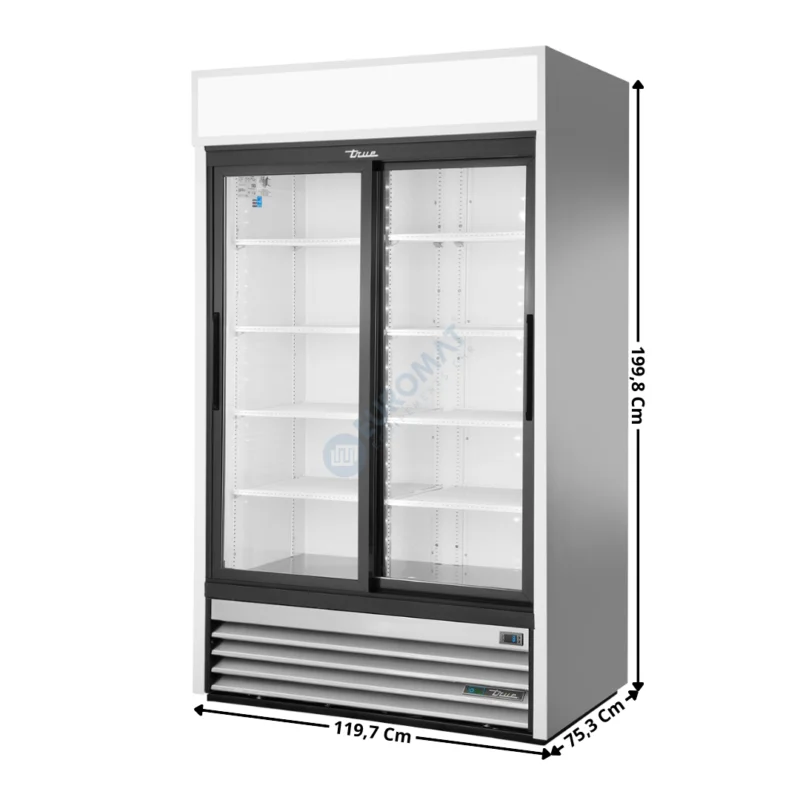 Armoire réfrigérée 1160L. Aluminium – Positive – Premium Series | GDM41HCLD | TRUE Commande En Gros