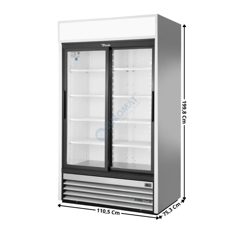 Armoire réfrigérée 1047L. Aluminium – Positive – Premium Series | GDM37HCLD | TRUE Pas Cher