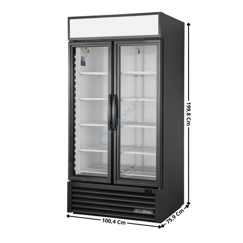 Armoire réfrigérée 991L. Noir – Négative – Premium Series | GDM35FHCTSL01 | TRUE Offre Exclusive