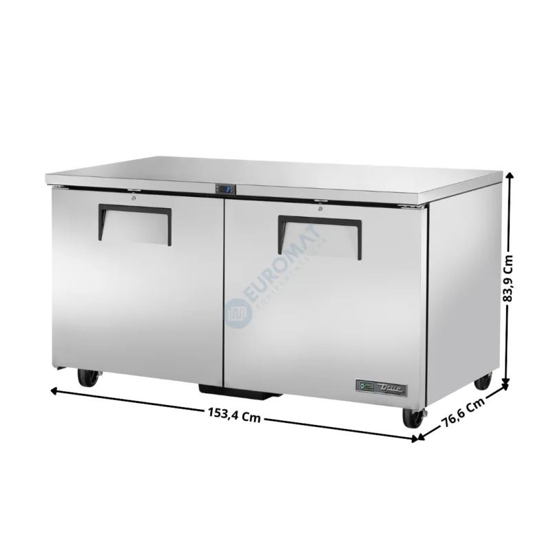 Expédié Aujourd’hui Meuble réfrigérée positive 439 L. – 2 portes pleine « Série TUC » – Premium Series | TUC60HC | TRUE