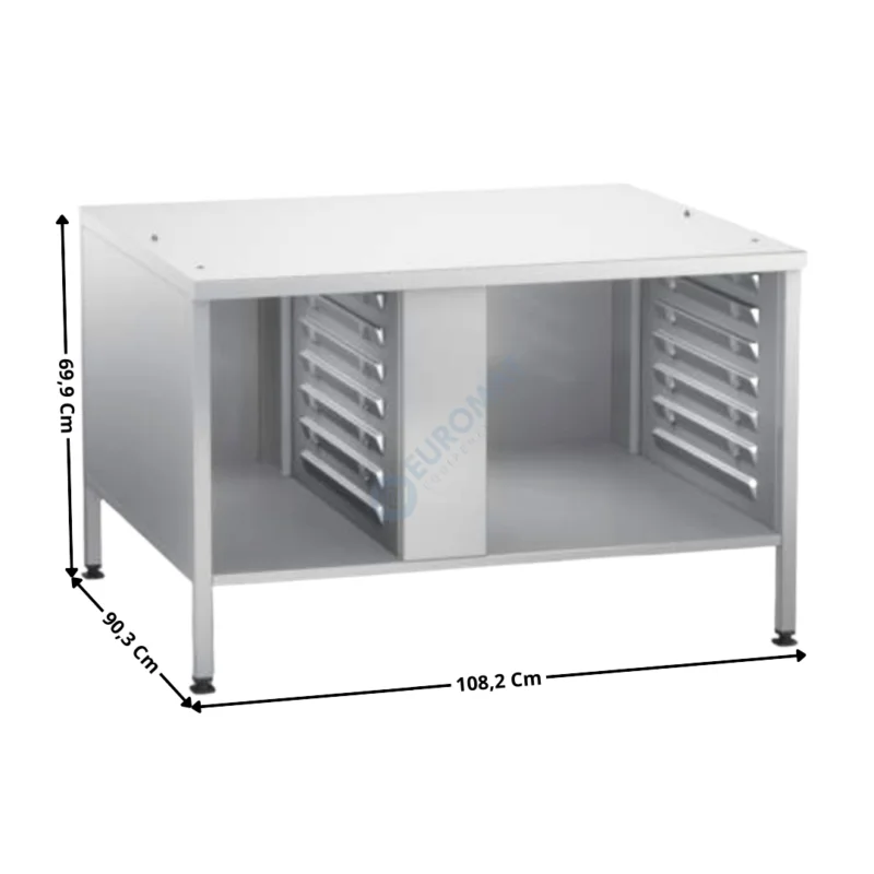 Offre Spéciale Support pour RATIONAL 6-2/1 & 10-2/1 – Modèle Fermés avec Rails GASTRONORME | 6031092 | RATIONAL