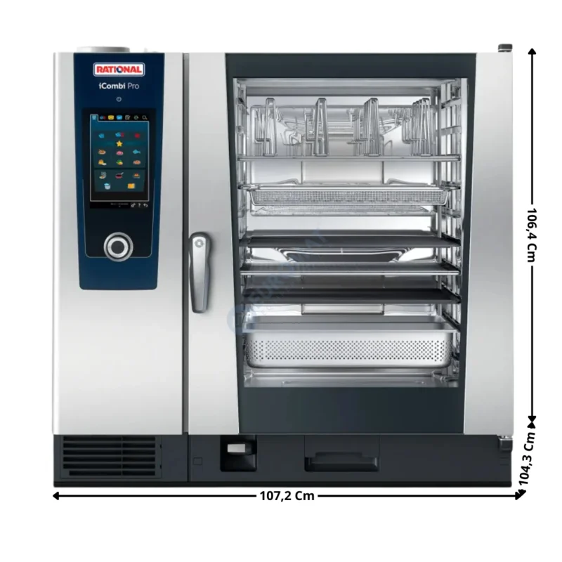 Four mixte à chaudière iCombi® Pro 10-2/1 E avec iCareSystem AutoDose | CE1ERRA0018022 | RATIONAL Top Vente