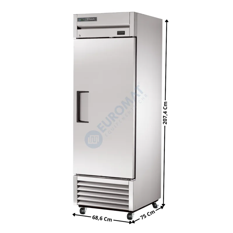 Armoire négative 651 L. – 1 porte pleine GN1/1 « Compact » – Premium Series | T23FHC | TRUE Haute Qualité