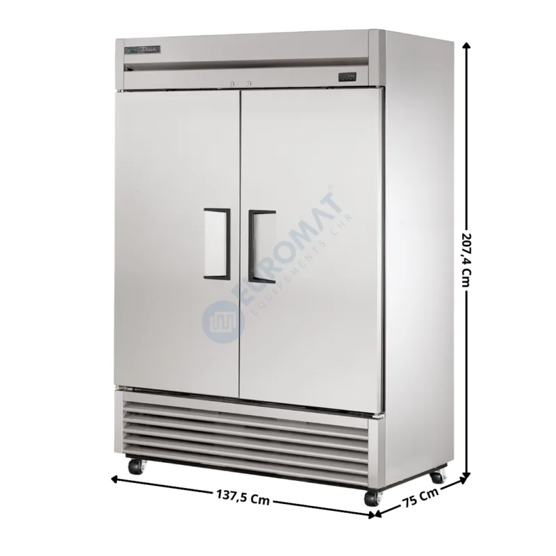 Armoire positive 1388 L. – 2 portes pleine GN2/1 « Compact » – Premium Series | T49HC | TRUE Quantité Limitée