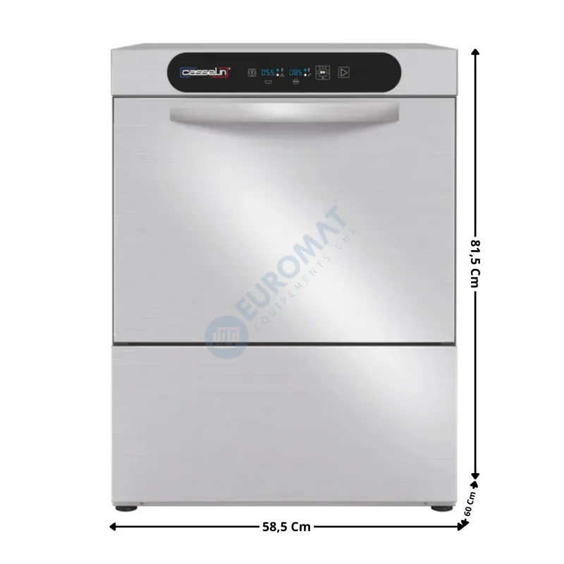 Meilleure Vente Lave Vaisselle 50x50 – 230V – Affichage Numérique / Avec adoucisseur / Avec doseur détergeant / Avec pompe de vidange | CLVA50UPVA | CASSELIN