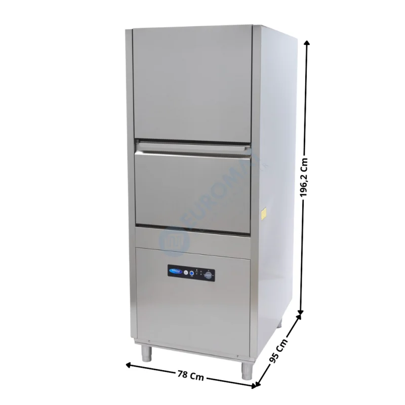 Lave Ustensiles 60x76 – 400V – Sans adoucisseur / Avec Doseur Détergeant | 09200775 | MAXIMA Pas Cher