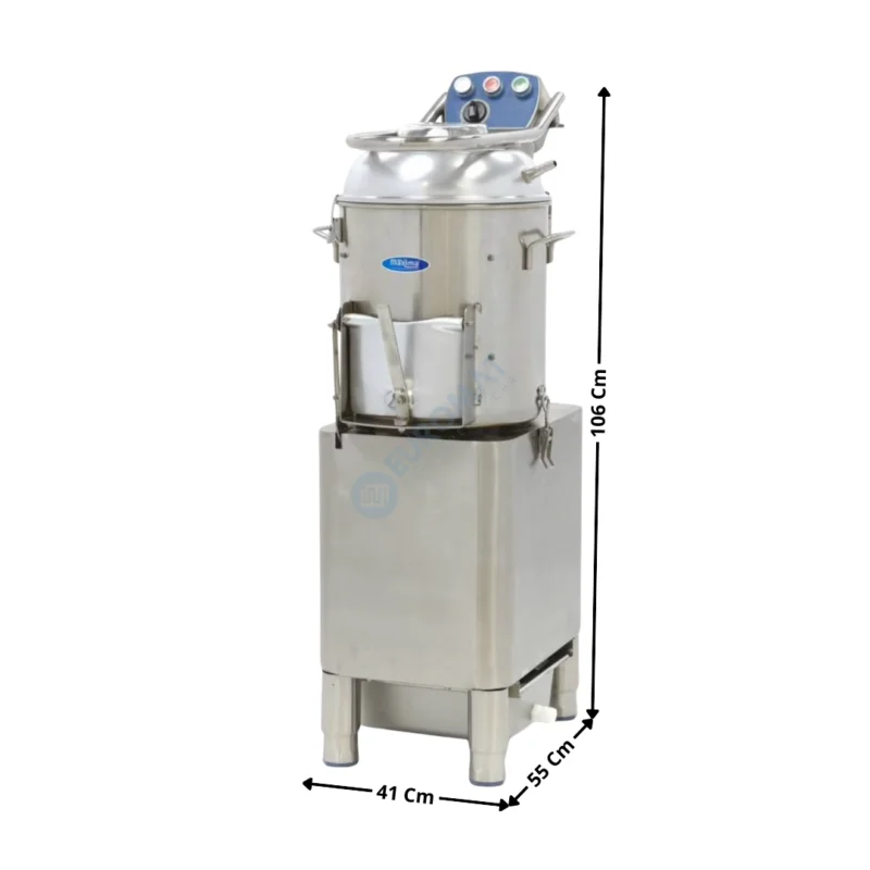 Haute Qualité Eplucheuse 15 Kg – Version sur socle / Minuteur Inclus – Série Economique | 09300485 | MAXIMA