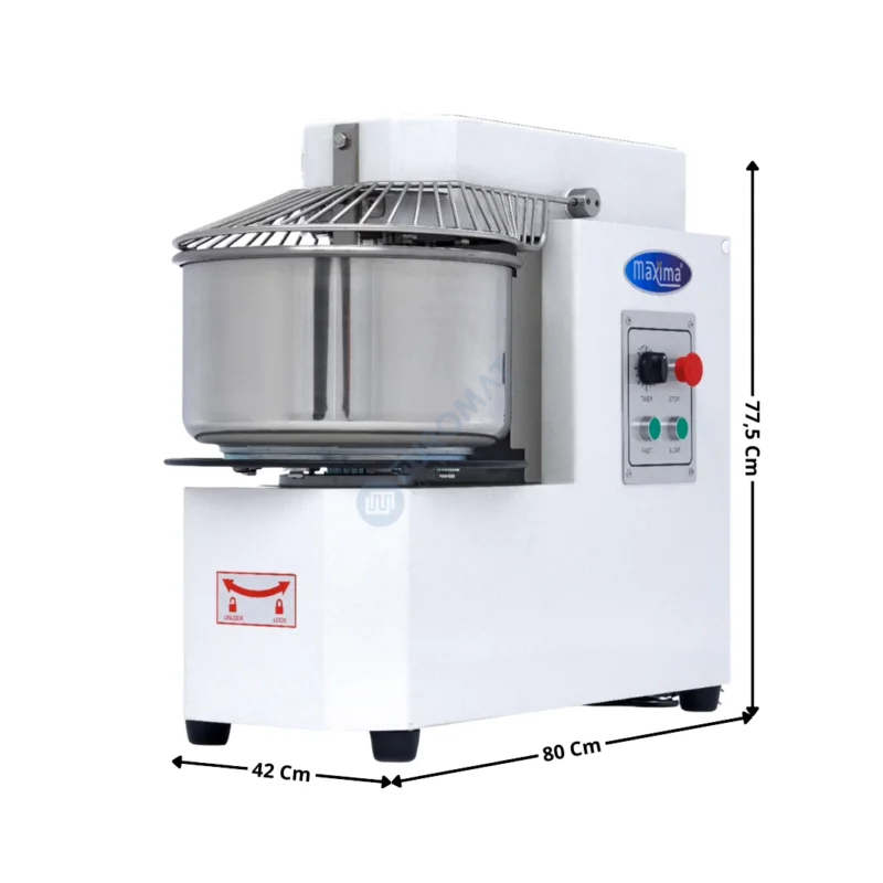 Remise Pétrin 30 L. – Cuve & Tête extractible / Double Vitesse / 230V – ECO Series | 09361906 | MAXIMA