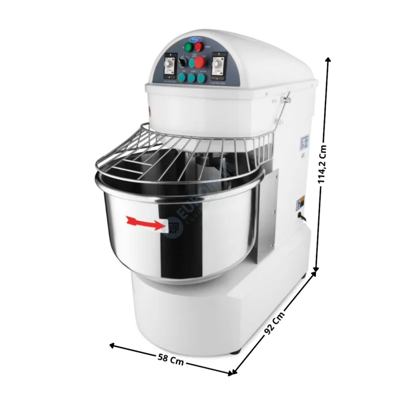Affaire À Saisir Pétrin à Spirale 75L. – Grille Relevable / Double Vitesse / 400V | 09361080 | MAXIMA