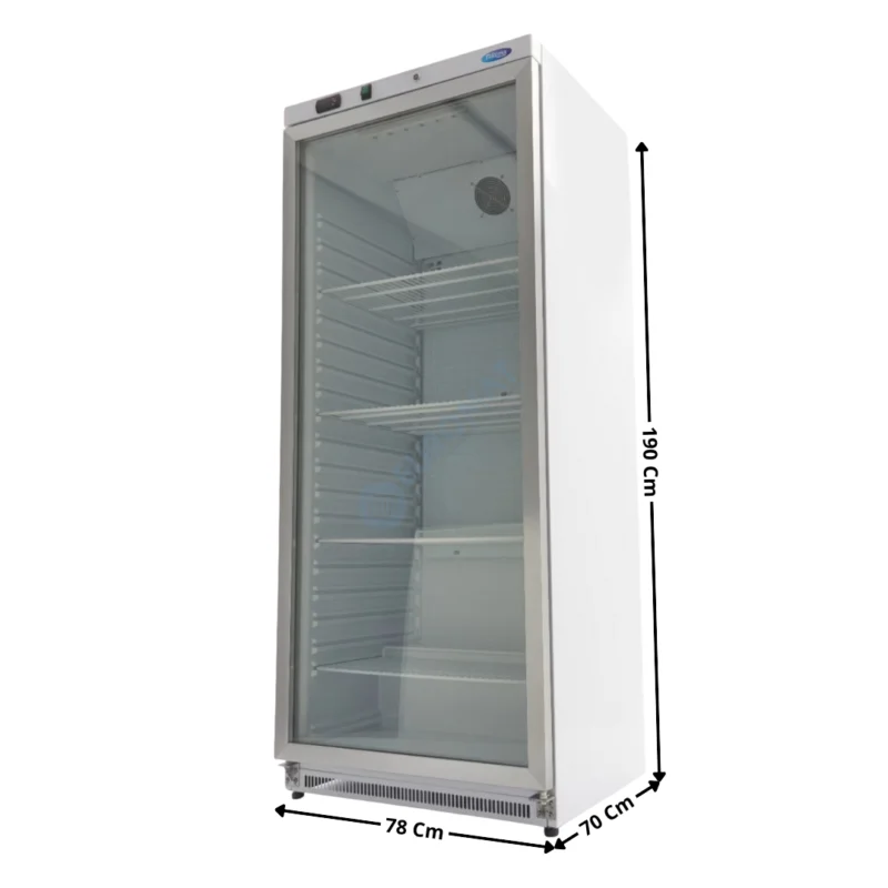 Armoire réfrigérée 600 L. – 1 porte vitrée | 09405030 | MAXIMA Marque