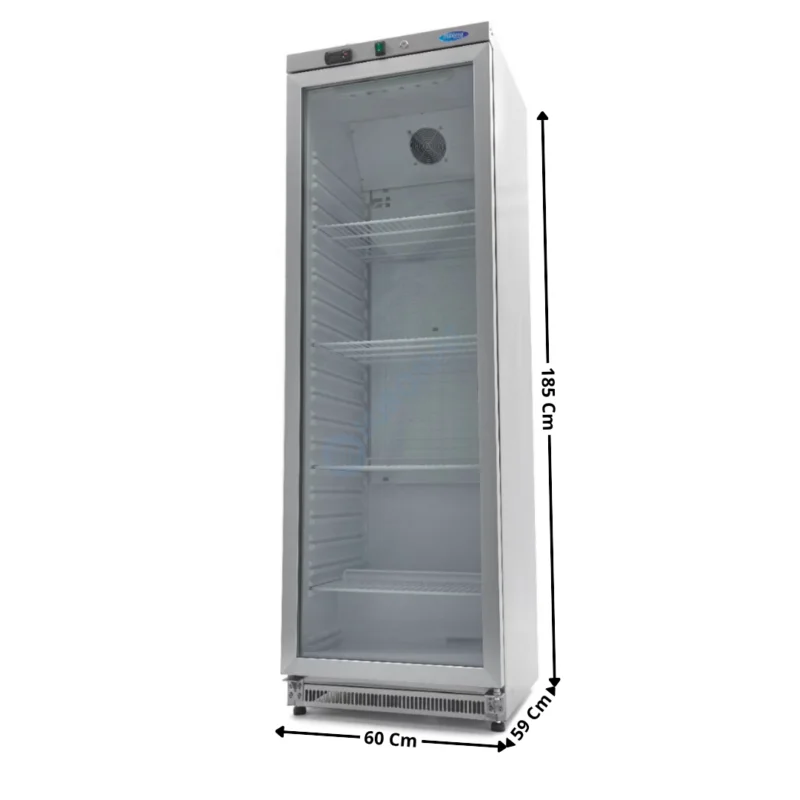 Dernier Modèle Armoire réfrigérée 400 L. – 1 porte vitrée | 09405022 | MAXIMA