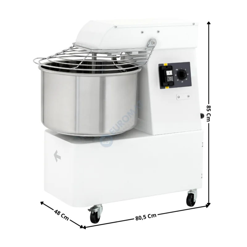 Meilleur Choix Pétrin à Spirale 48L. – Série ELAS – Grille Relevable / Simple Vitesse / 400V | ELAS50T | OTTIMADE