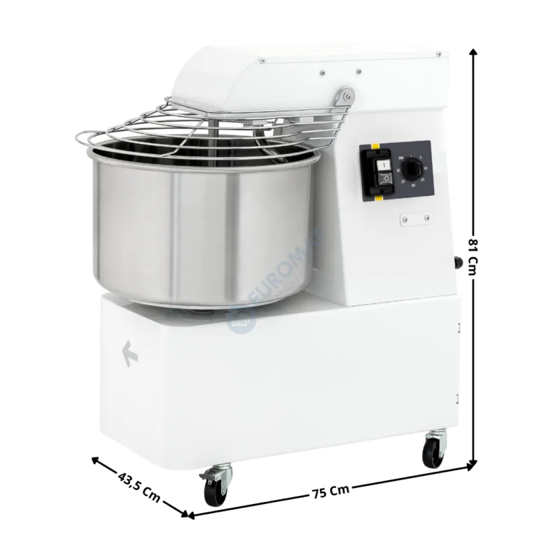 Nouveauté Pétrin à Spirale 32L. – Série ELAS – Grille Relevable / Simple Vitesse / 230V | ELAS30 | OTTIMADE