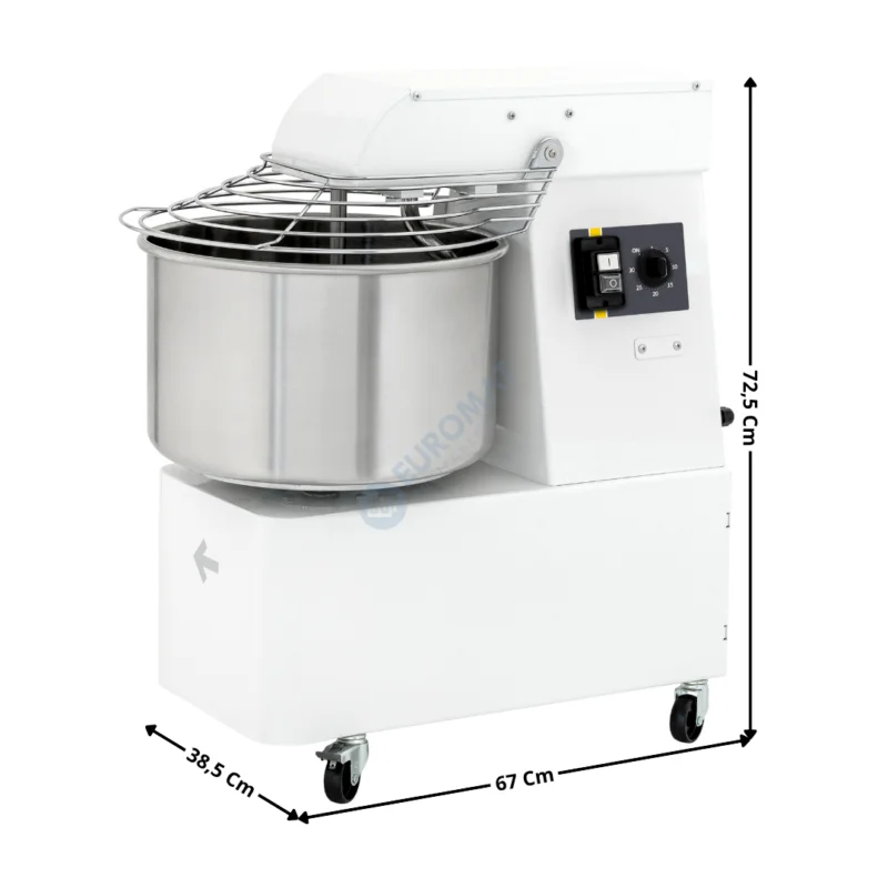 Prix Bas Pétrin à Spirale 22L. – Série ELAS – Grille Relevable / Simple Vitesse / 230V | ELAS20 | OTTIMADE
