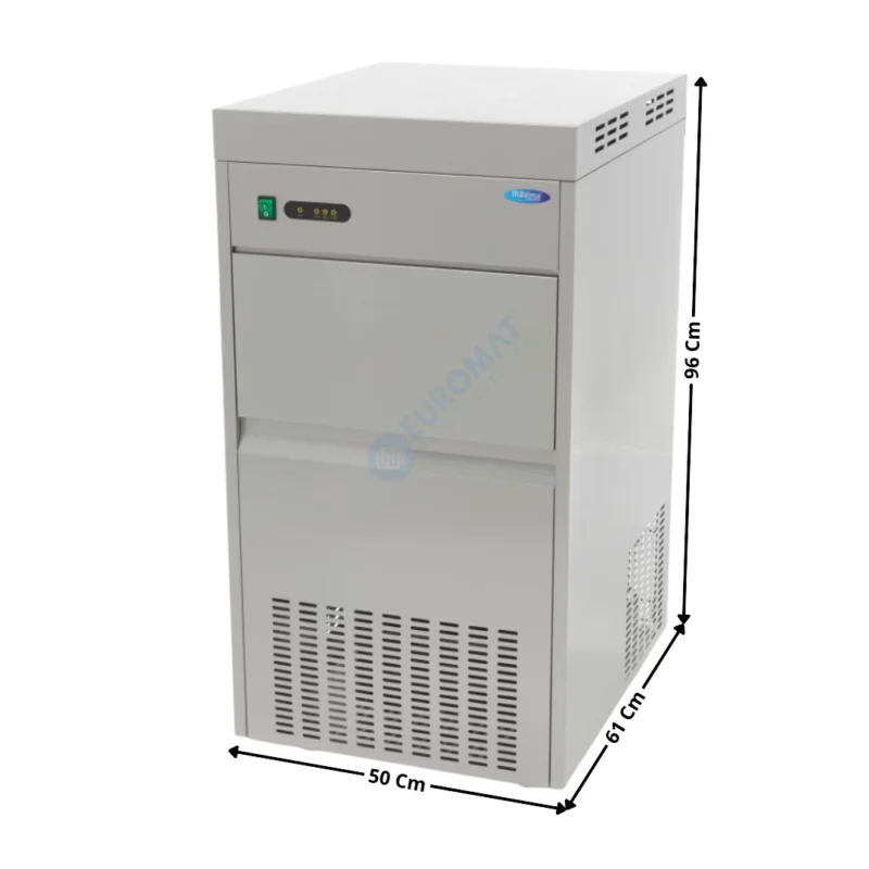 Machine à glaçons pilée 100Kg/24H – Série économique | 09300139 | MAXIMA Super Prix